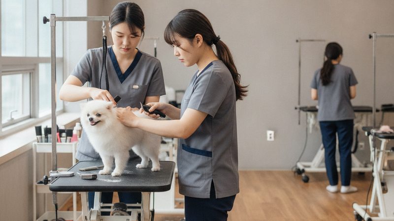 애견미용사 · 반려동물행동지도사